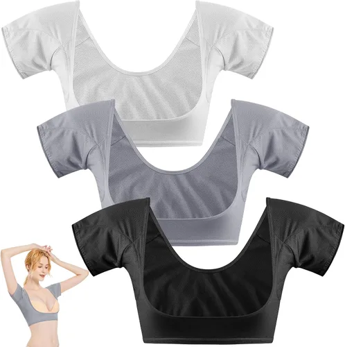 Zhanmai - 3 piezas de almohadillas para el sudor de las axilas, para mujeres, a prueba de sudor para las axilas