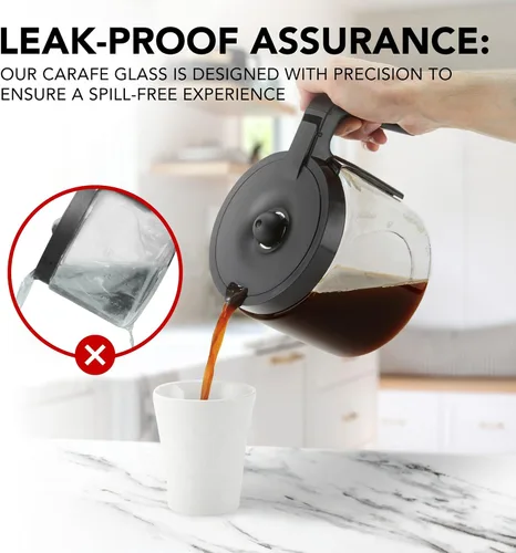 Miniatura 4 de Jarra de café de 12 tazas compatible con Keurig K-Duo Essentials, K Duo Hot & Iced – NO encajará en Keurig K-Duo Single Serve
