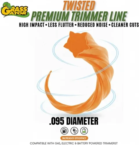 Miniatura 5 de Grass Gator Z5095 Zip String Trimmer Line Pro Small Donut 128-Feet x .095