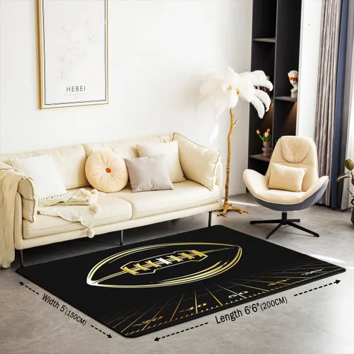 Miniatura 2 de jejeloiu Alfombra decorativa de ciervo, alfombra bohemia de oso con alce de 3 x 5 pies, para niños, niñas, mujeres y hombres, alfombra a cuadros