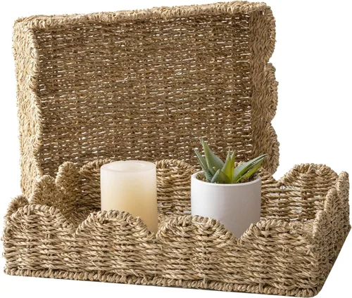 Miniatura 15 de StorageWorks - Cesta para tanque de inodoro para baño, cestas de almacenamiento de jacinto de agua para la parte superior del tanque de inodoro
