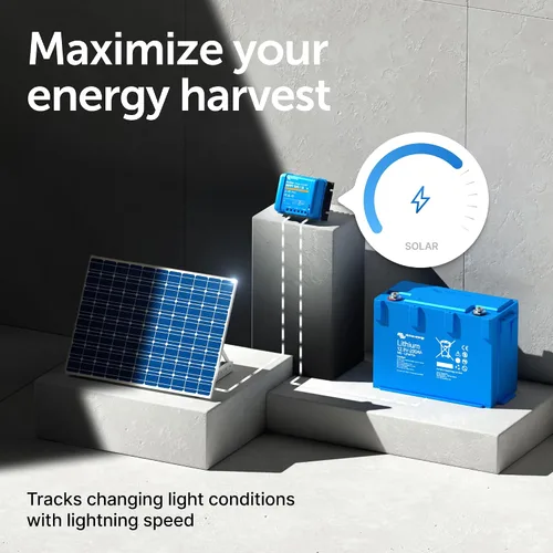 Miniatura 4 de Victron Energy BlueSolar MPPT Controlador de carga solar - Controladores de carga para paneles solares - 100V, 15 amperios, 12/24 voltios