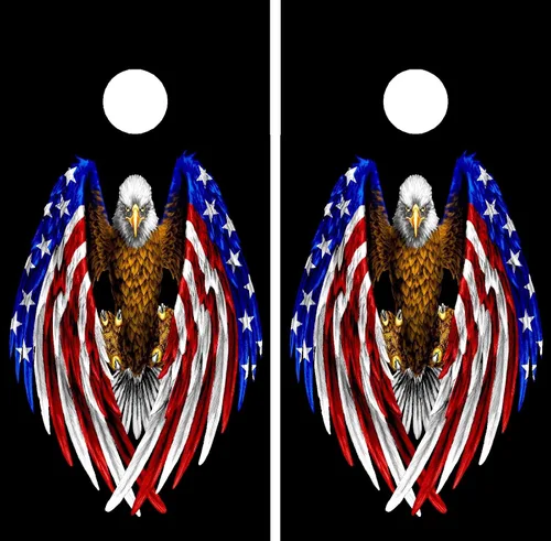 Miniatura 8 de GRAPHIX EXPRESS Cornhole Set Wraps - Cornhole Decals - Vinyl Wraps & Skins for Boards