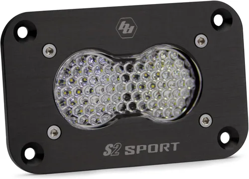 Miniatura 8 de S2 Sport Led para Conducción/Combo Montaje Empotrado en Ámbar Baja Designs Luz todoterreno universal, haz de conducción/combo, lente ámbar baja