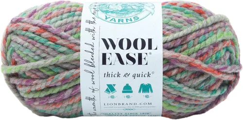 Miniatura 30 de Lion Brand Yarn - Ovillo de lana Wool-Ease Thick & Quick color fuerza aérea