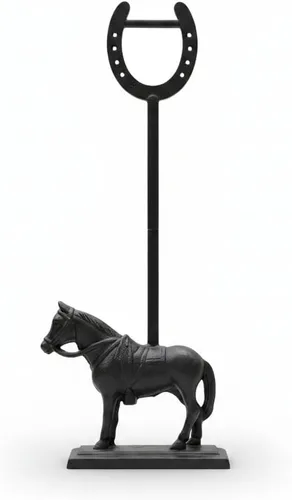 Tope de puerta de caballo y herradura