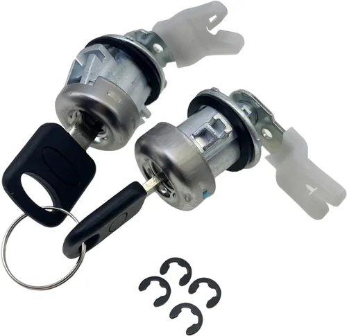 Miniatura 8 de Cilindro de cerradura de puerta y juego de llaves 7C3Z1521990A Compatible con F-150 1996-1909 F-250 1997-1909 F-350 Explorer Expedition Navigator