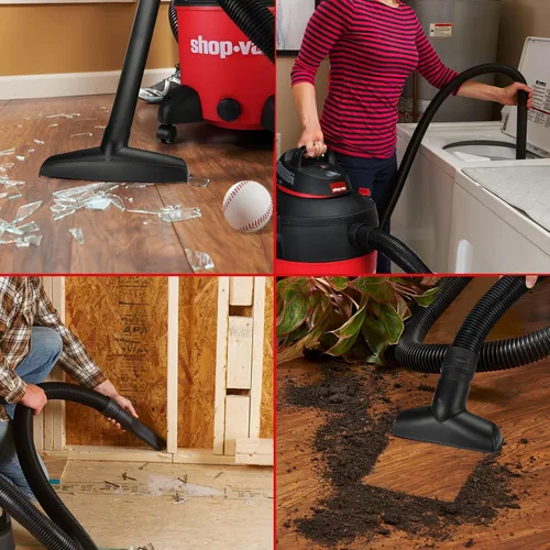Miniatura 7 de Shop-Vac 5983089 Aspiradora húmeda/seca de 12 galones y 5.5 caballos de fuerza, 2.5 pulgadas de diámetro x 8 pies, cable de 12 pies, ideal