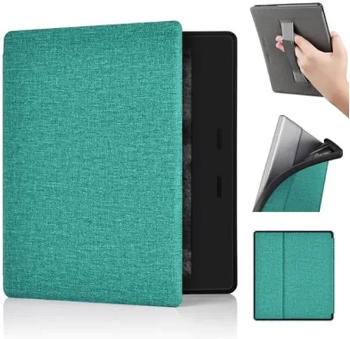 Miniatura 15 de Funda para Kindle Oasis de 7 pulgadas, 10ª generación, versión 2019 [modelo No: S8IN40] con correa de mano y apagado y encendido automático, fundas