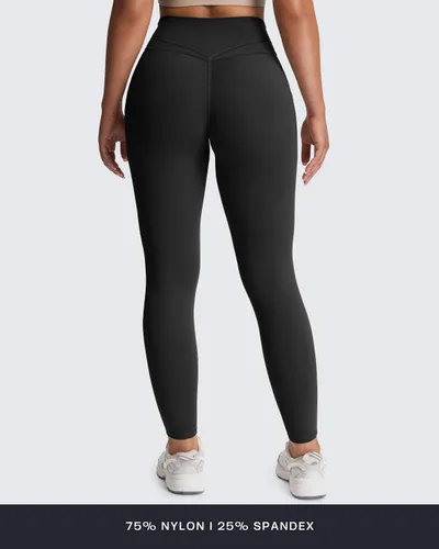 Miniatura 98 de Aoxjox Trinity - Pantalones de yoga de cintura alta con bolsillos para mujer, control de abdomen, cintura cruzada, leggings de entrenamiento suaves