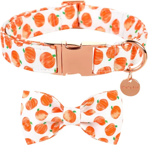 Miniatura 24 de Collar de Navidad para perro con pajarita, collar de Navidad para cachorros, hembras, machos, perros o gatos, collares con lazo con hebilla de metal