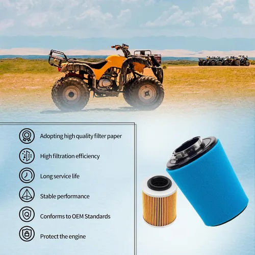 Miniatura 7 de TIANYAN Filtro de aire 0800-112000+kits de filtro de aceite 0800-011300 para CFMoto ZForce 800 EX SSV Trail EPS Sport 2015-2019; UForce 500 800 EX