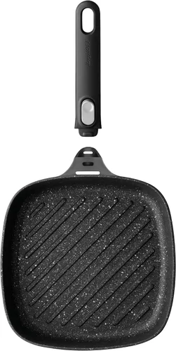 Miniatura 2 de BergHOFF GEM - Sartén antiadherente de aluminio fundido de 10 pulgadas, 2.4 cuartos de galón, cuadrado que se mantiene fresco, mango desmontable