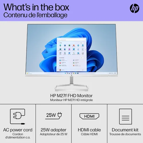 Miniatura 8 de HP Monitor FHD M27f de 27 pulgadas