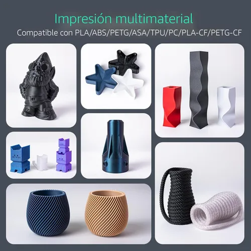 Miniatura 6 de FLASHFORGE Adventurer 5M Pro Impresora 3D con Sistema de Impresión Automática con 1 Clic, Alta Velocidad de 600mm/s, Boquilla Desmontable Rápida