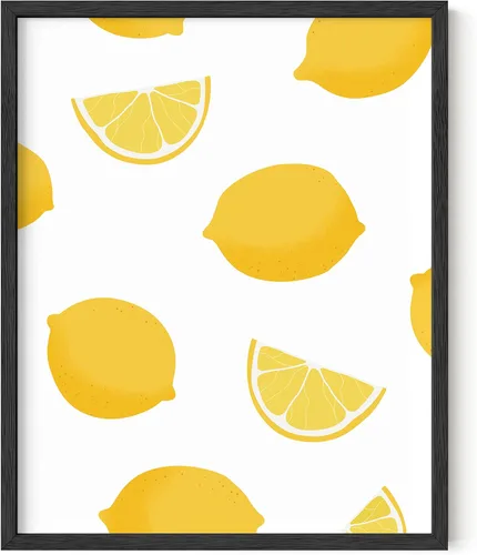 Miniatura 16 de HAUS AND HUES Fruit Art - Imagen de melocotón, decoración de pared de cocina, impresión de baño (marco beige, 24 x 36)