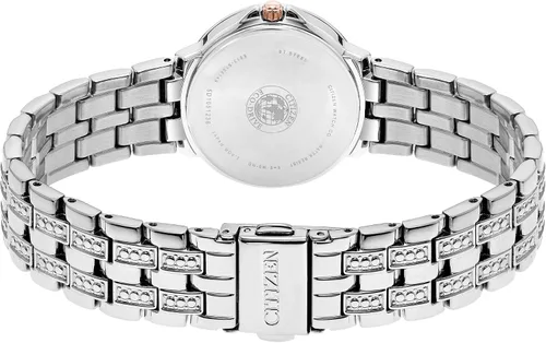 Miniatura 9 de Citizen Ladies' Silhouette Crystal Eco-Drive Watch, 3-Hand Date, Stainless Steel