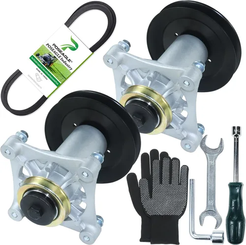 Miniatura 25 de Kit de montaje de husillo 587819701 preengrasado con polea 532199789 que reemplaza Craftsman 587819701 Mandril Assembly Craftsman 42 187292 187281 1