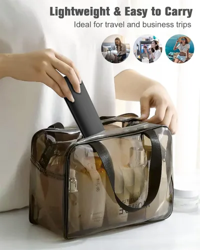 Miniatura 26 de FERYES Soporte para brochas de maquillaje de viaje, Negro, L, Simplicidad