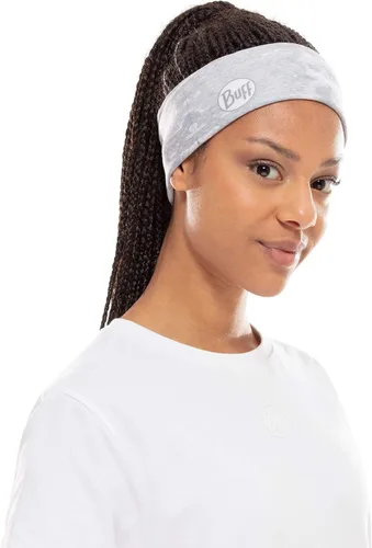 Miniatura 4 de BUFF CoolNet - Polaina de cuello UV, protección solar UPF 50, transpirable, versátil, máscara facial de secado rápido, blanco y gris, tamaño adulto