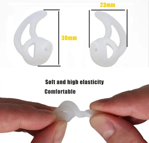 Miniatura 2 de Molde de oreja de aleta de silicona para auricular de radio bidireccional, repuesto de molde de oreja, puntas de auriculares para auricular