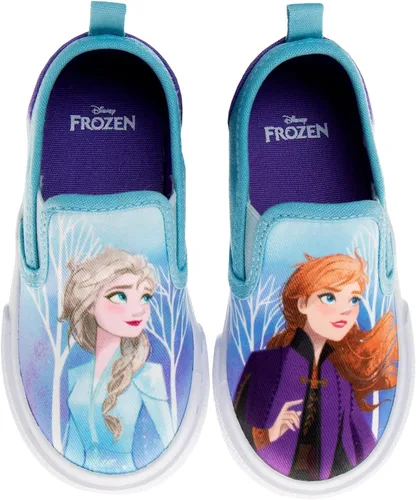 Disney Zapatos de casa de muñecas de Minnie Mouse Gabys de princesa Frozen para niñas y niños pequeños, mocasines de carácter, tenis casuales de lona