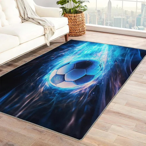 Miniatura 17 de Alfombra retro y decoración del hogar, alfombra lavable de 2 x 3 a 70 segundos, para entrada, sala de estar, dormitorio, tapete antideslizante