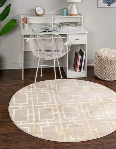 Miniatura 21 de Marilyn Monroe Glam Collection - Alfombra decorativa (2' x 3' 1" Rectángulo Negro y Oro)