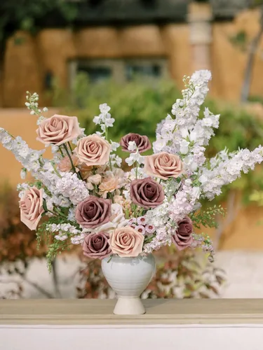 Miniatura 2 de MACTING Rosas artificiales de tacto real con tallo, 30 rosas de espuma para bricolaje, ramo de boda, centros de mesa, centros de mesa, fiestas, Gris