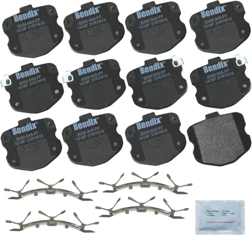 Miniatura 98 de Pastillas de freno delanteras cerámicas Bendix Priority1 CFC2302 para Hyundai Elantra 2021, Sonata 2022-2020, Kia K5 2023-2021