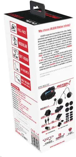 Miniatura 2 de UCLEAR Digital Sistema de comunicación de casco Motion Infinity (kit dual)
