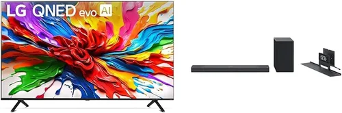Miniatura 2 de LG Smart TV Class QNED evo AI QNED92A Series Mini LED 4K de 65 pulgadas (65QNED92AUA, 2025) S95AR 9.1.5 ch. Barra de sonido de cine en casa