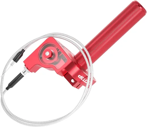Puño del acelerador para motocicleta de 22mm CNC de aluminio Quick Twister con cable del acelerador CRF50 70 110 IRBIS 125 250 Accesorio de