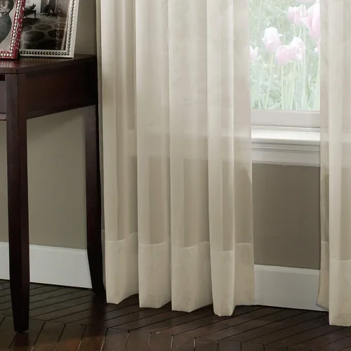 Miniatura 4 de Curtainworks 1Q804004OY Soho Voile Cortina Panel 1Q804004OY, 144", Oyster