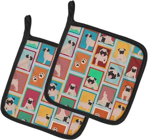 Miniatura 27 de Caroline's Treasures MLM1149PTHD - Juego de soportes para ollas de cocina resistentes al calor, almohadillas calientes para horno para cocinar