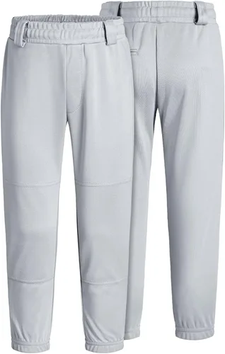 Miniatura 3 de QBK 2T3T4T5T Pantalones de béisbol para niños pequeños, pantalones de sóftbol para niños, pantalones de pelota para niño y niña