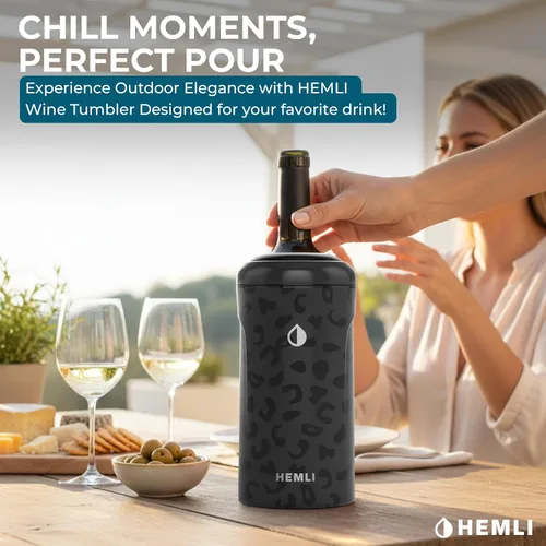 Miniatura 9 de Funda Aislante Refrigeradora para Botellas de Vino, Mantiene el Vino y el Champán Fríos durante 12 Horas, Enfriador de Botellas de Vino Aislado al