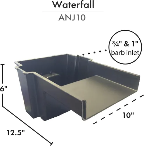 Miniatura 3 de HALF OFF PONDS - Simply Waterfalls 1200 Kit de cascada libre de estanque - Revestimiento de PVC de 5 pies por 10 pies, bomba de agua de la serie
