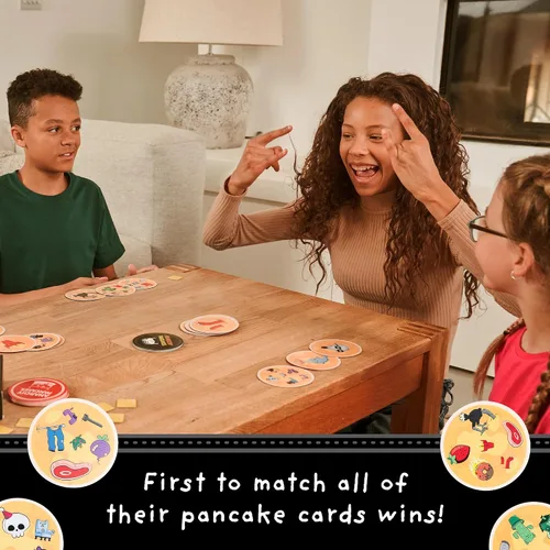 Miniatura 4 de Exploding Kittens – Anarchy Pancakes, de los creadores de Spot It! – Un juego de coincidencias deliciosamente rápido - 2-6 jugadores, a partir de 7