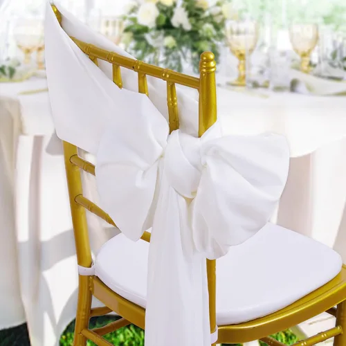 Miniatura 7 de The Yard - Tela de gasa blanca de 5 yardas y 58 pulgadas de ancho, paneles de telón de fondo traslúcidos para camino de boda, decoración rústica