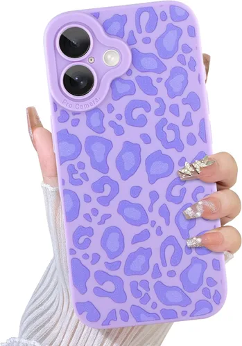 Miniatura 66 de TEAUGHT Compatible con iPhone 11 Funda con patrón lindo estampado de leopardo negro guepardo + protector de pantalla a prueba de golpes, funda