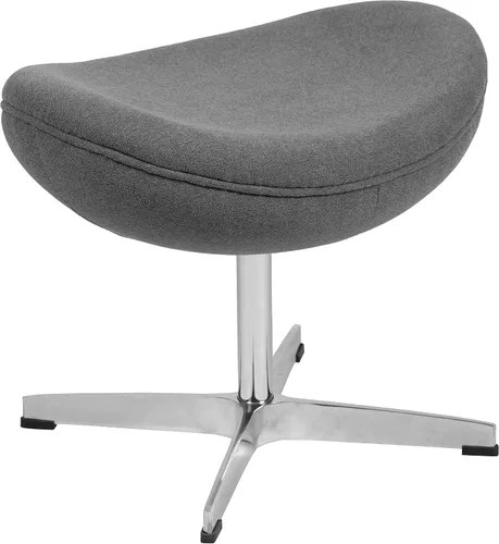Miniatura 23 de Flash Furniture Egg Series Grey LeatherSoft Silla de recepción lateral Gris Leathersoft