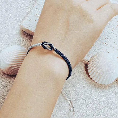 Miniatura 44 de Pulseras hechas a mano, pulseras para mujeres y hombres, pulsera ajustable con inicial, regalos de joyería para mamá, esposa, novia, ella, amigos