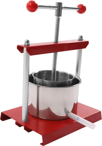 Miniatura 13 de Fruit Wine Press 2.6 Gallon Manual Grape Presser for Wine Juice Making DIY Large Fruit Honey Presser Apple Cider Grape Juice Press Extractor