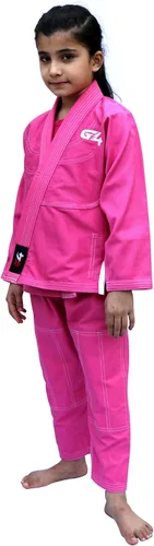 Miniatura 4 de G4 VISION BJJ Kids Jiu Jitsu Gi, uniforme brasileño de Jiu Jitsu para niños, cinturón blanco ligero
