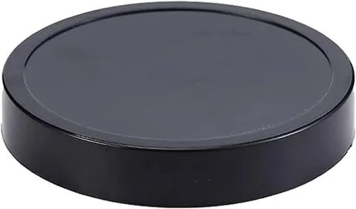 Miniatura 4 de 4 tapas planas para tapa Magic Bala, piezas de repuesto para licuadora Magic Bull, tapa de plástico negro compatible con vasos Magic Bullet de 250 W