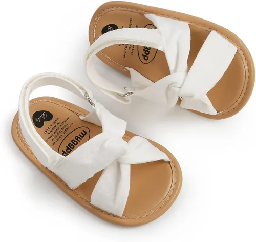 Miniatura 53 de Sandalias de verano para bebés, niñas y niños, unisex, antideslizantes, suela suave, transpirable, para primeros pasos, zapatos de playa al aire