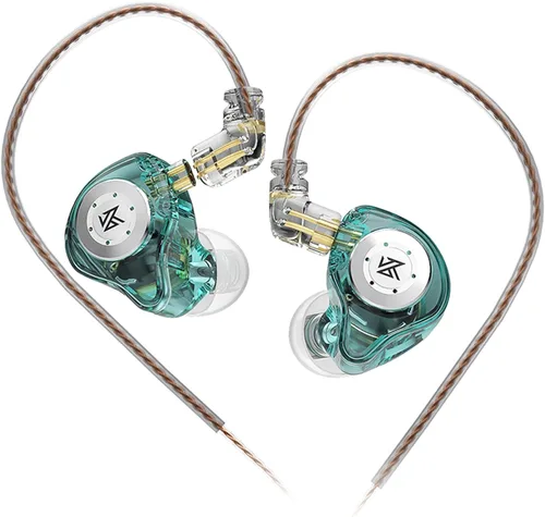 Miniatura 21 de KZ Castor - Auriculares intrauditivos, sonido de graves mejorado HiFi, IEMs aislantes de ruido ajustables, auriculares con cable de doble