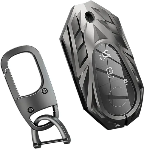 Miniatura 52 de Funda para llavero Nissan con llavero, elegante y duradera funda de protección de aleación de zinc compatible con Altima Maxima Rogue Armada