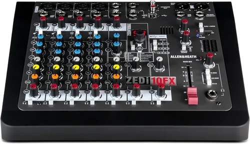 Miniatura 3 de Allen & Heath ZEDi-10FX - Mezclador de audio híbrido compacto/interfaz USB 4x4 con 61 efectos de calidad de estudio (AH-ZEDi-10FX), Negro